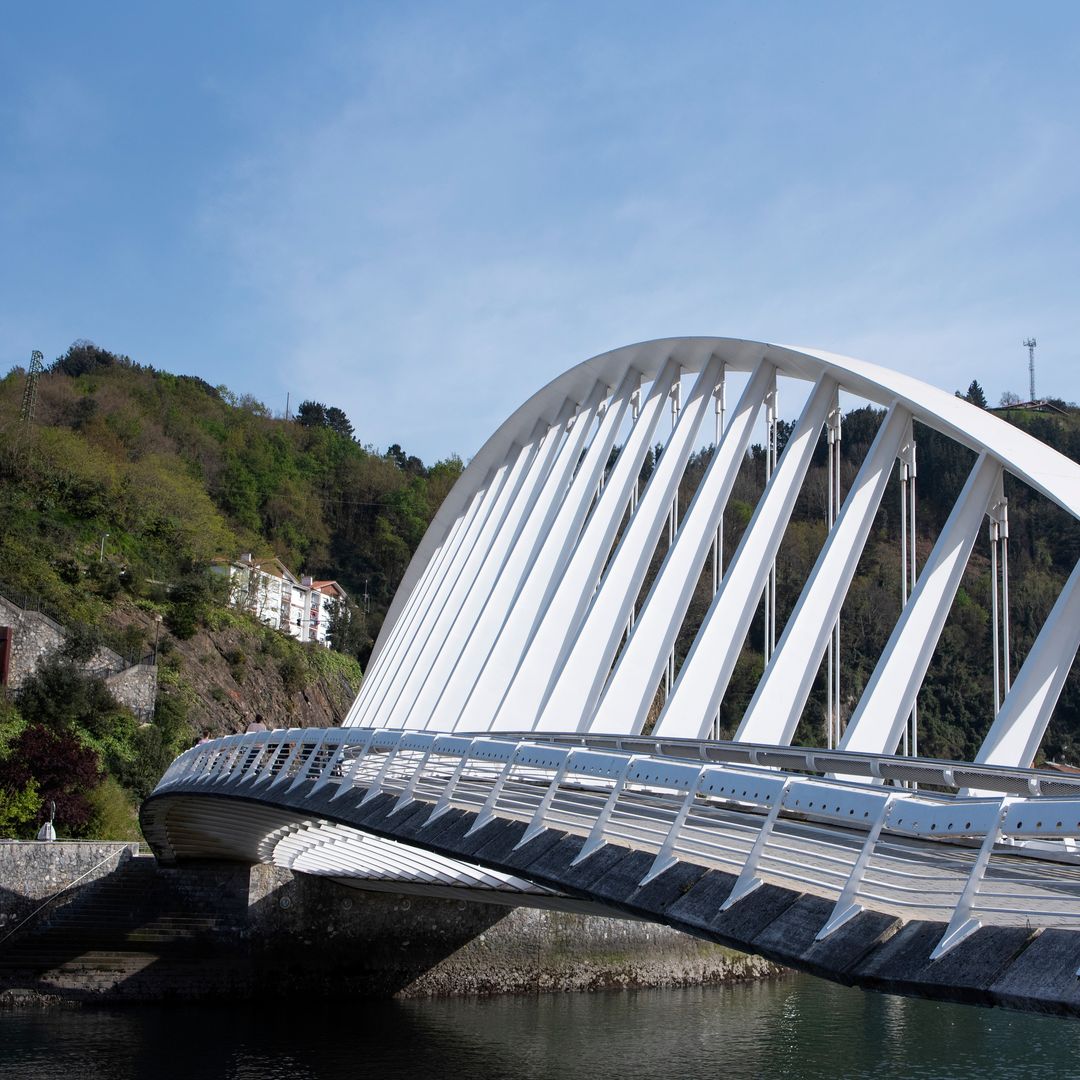 Puente de Calatrava en Ondarroa, Vizcaya, País Vasco