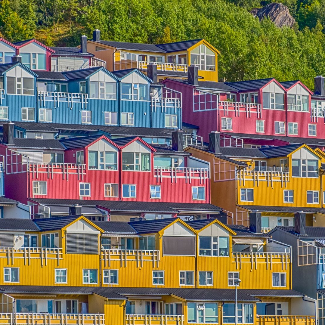 Arquitectura de Rønvik, distrito de Bodo, Noruega
