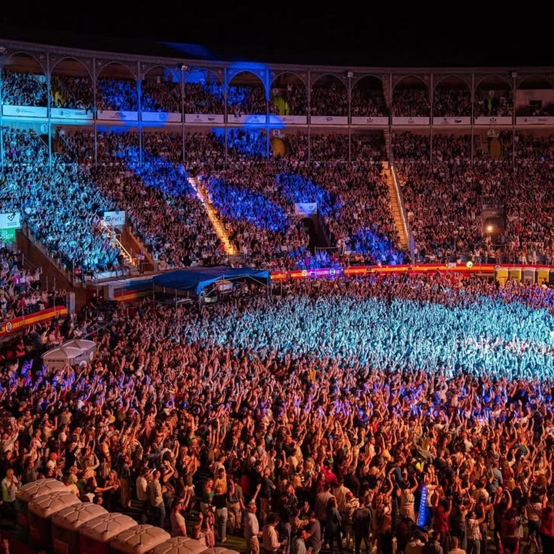 El cantante Manuel Carrasco en concierto