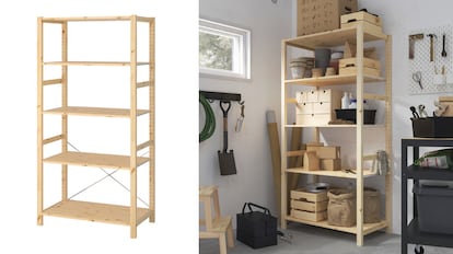 Estos muebles de salón de Ikea son bonitos y asequibles.