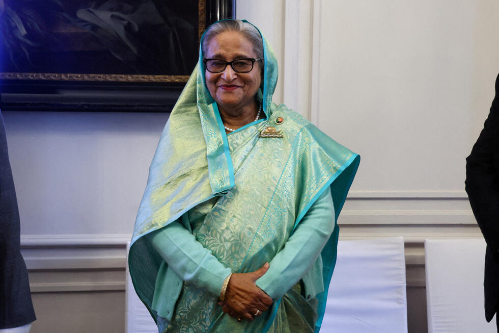 La primera ministra de Bangladesh, Sheikh Hasina, el 17 de febrero de 2024.