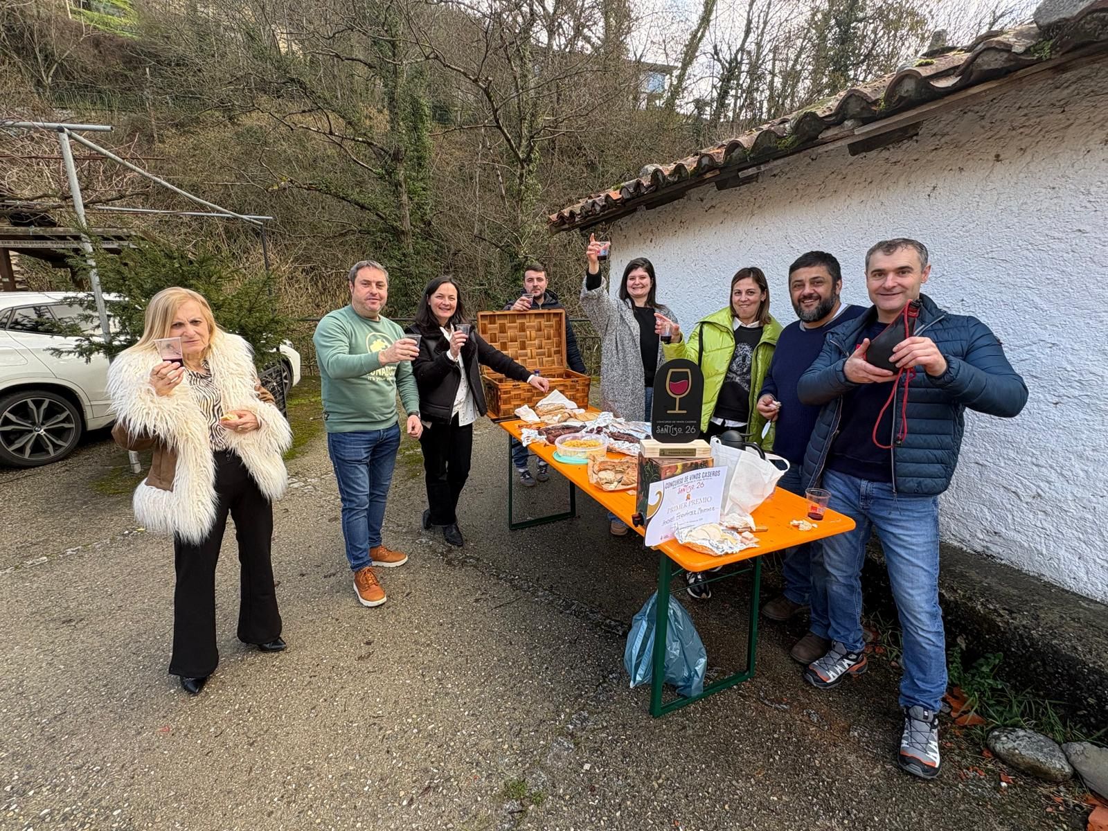 This is how Cangas del Narcea enjoyed its first party of the year, closely linked to wine