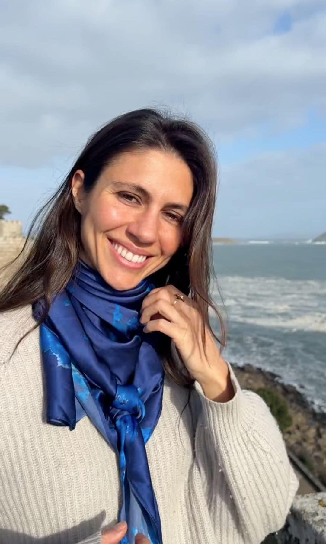 Ana Cristina Portillo en la Fortaleza de Bayona, Pontevedra