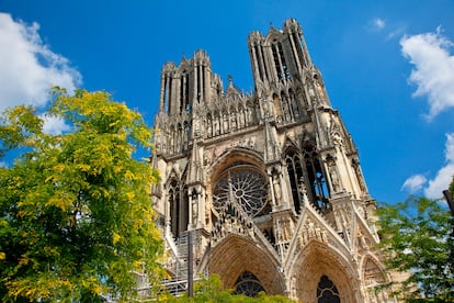 Catedral de Reims, catalogada como patrimonio de la humanidad.