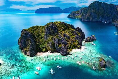 Isla Shimizu en Filipinas.