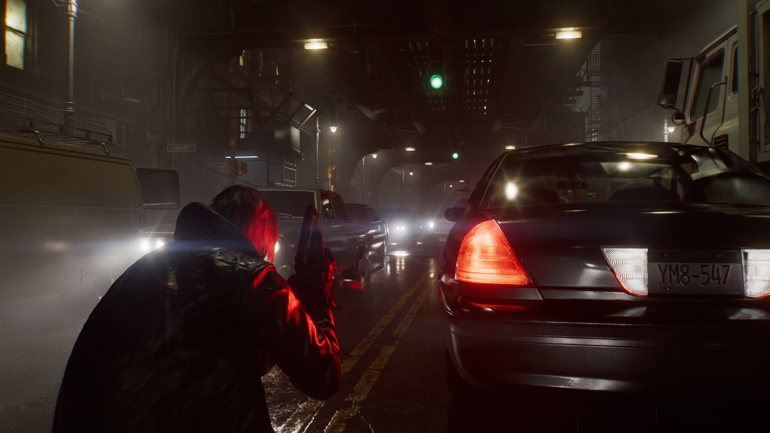 RESIDENT EVIL requiem iluminación trazado trayectorias