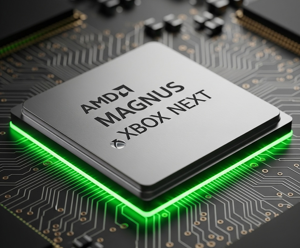 SoC AMD Magnus Xbox Next generado mediante IA