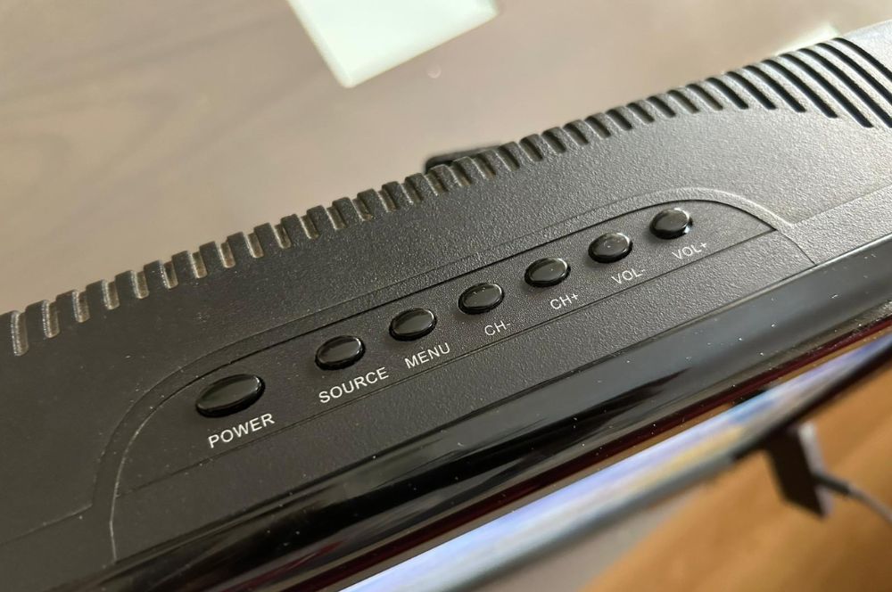 viejo botón de tv bluetech