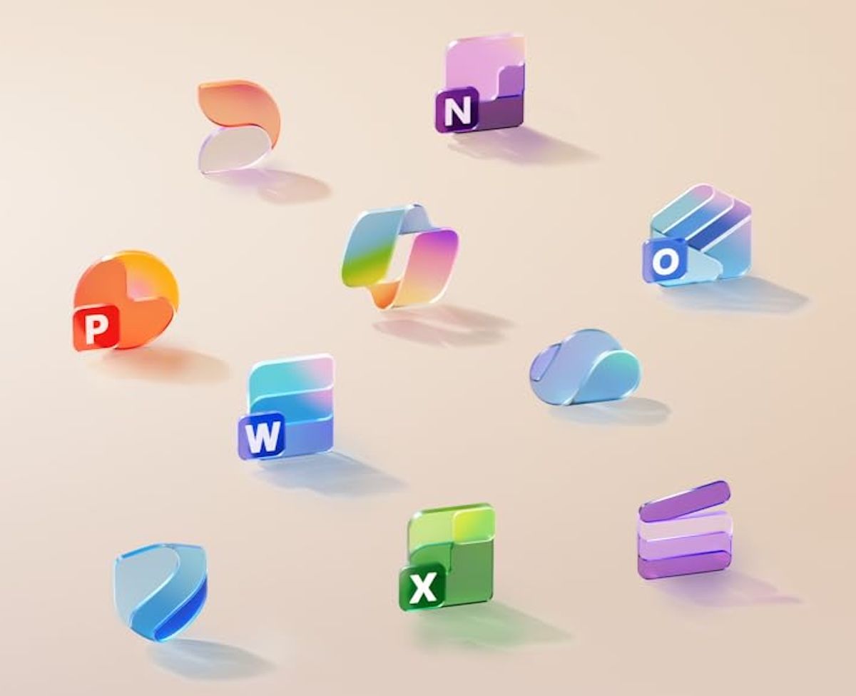 Una ilustración de la herramienta Microsoft Designer que muestra cómo la IA genera diseños visuales a partir de texto.