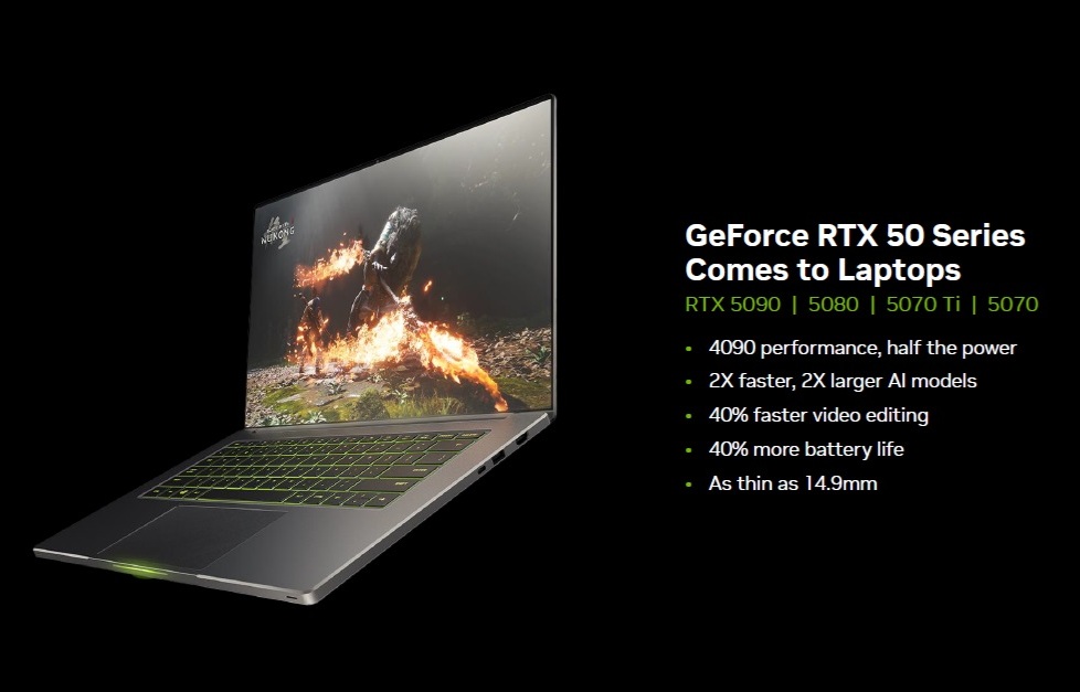 geforce rtx 50 laptop