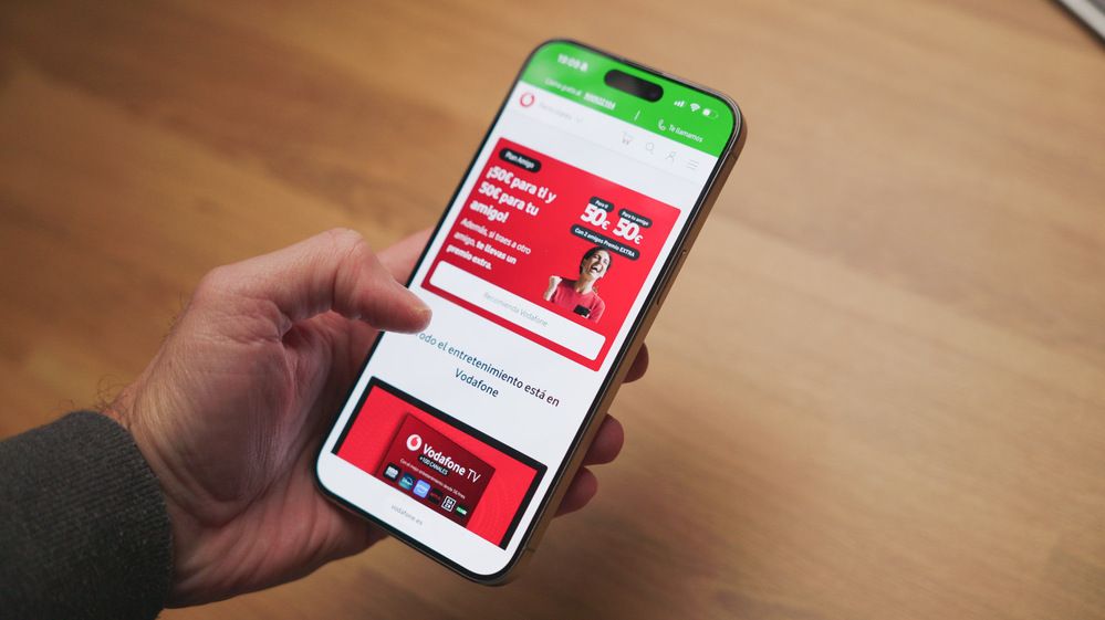 Imagen del teléfono inteligente Vodafone