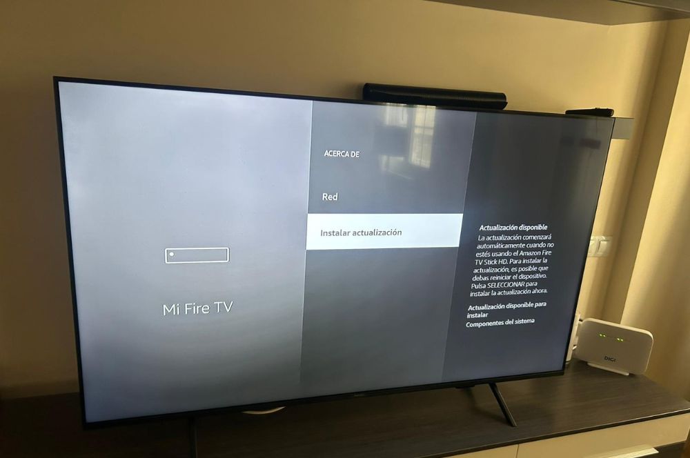 Instalar actualizaciones de Fire TV