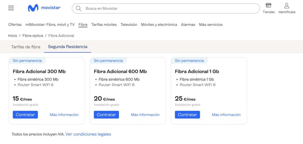 Fotos de precios de segundas residencias.