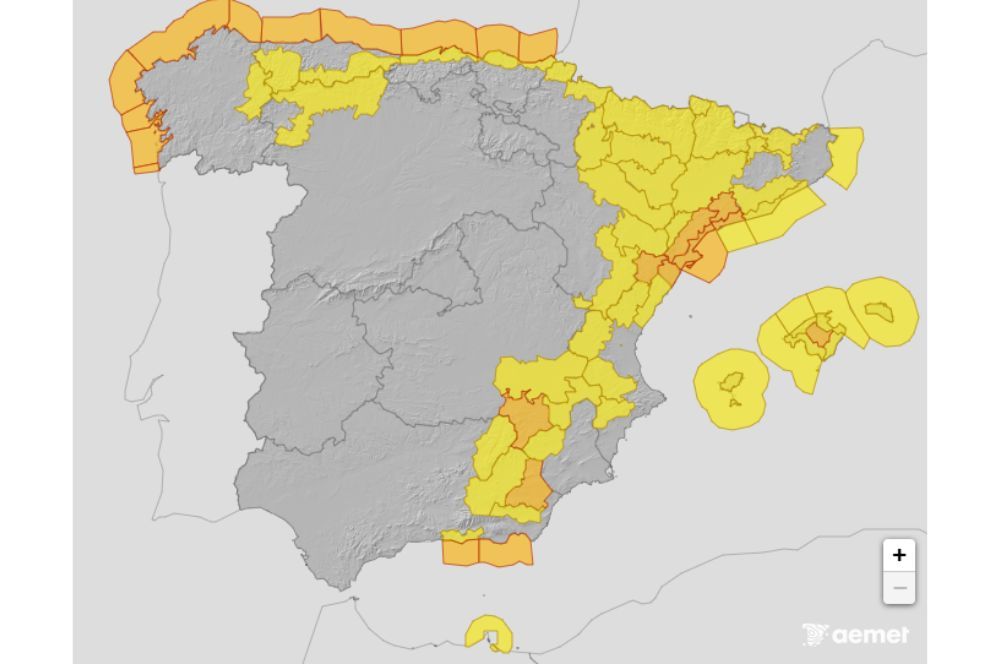 zona amarilla naranjaaemet 19 de febrero de 2026