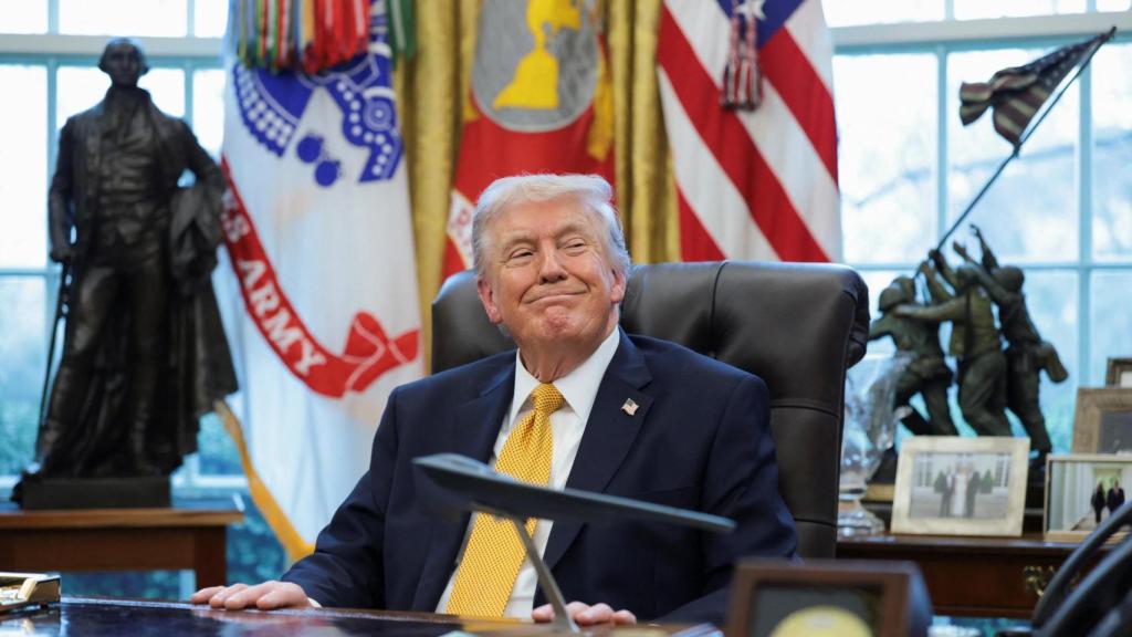 El presidente Trump en la Oficina Oval de la Casa Blanca.