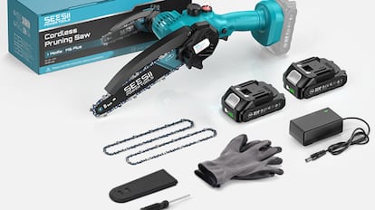 mini motosierra inalámbrica