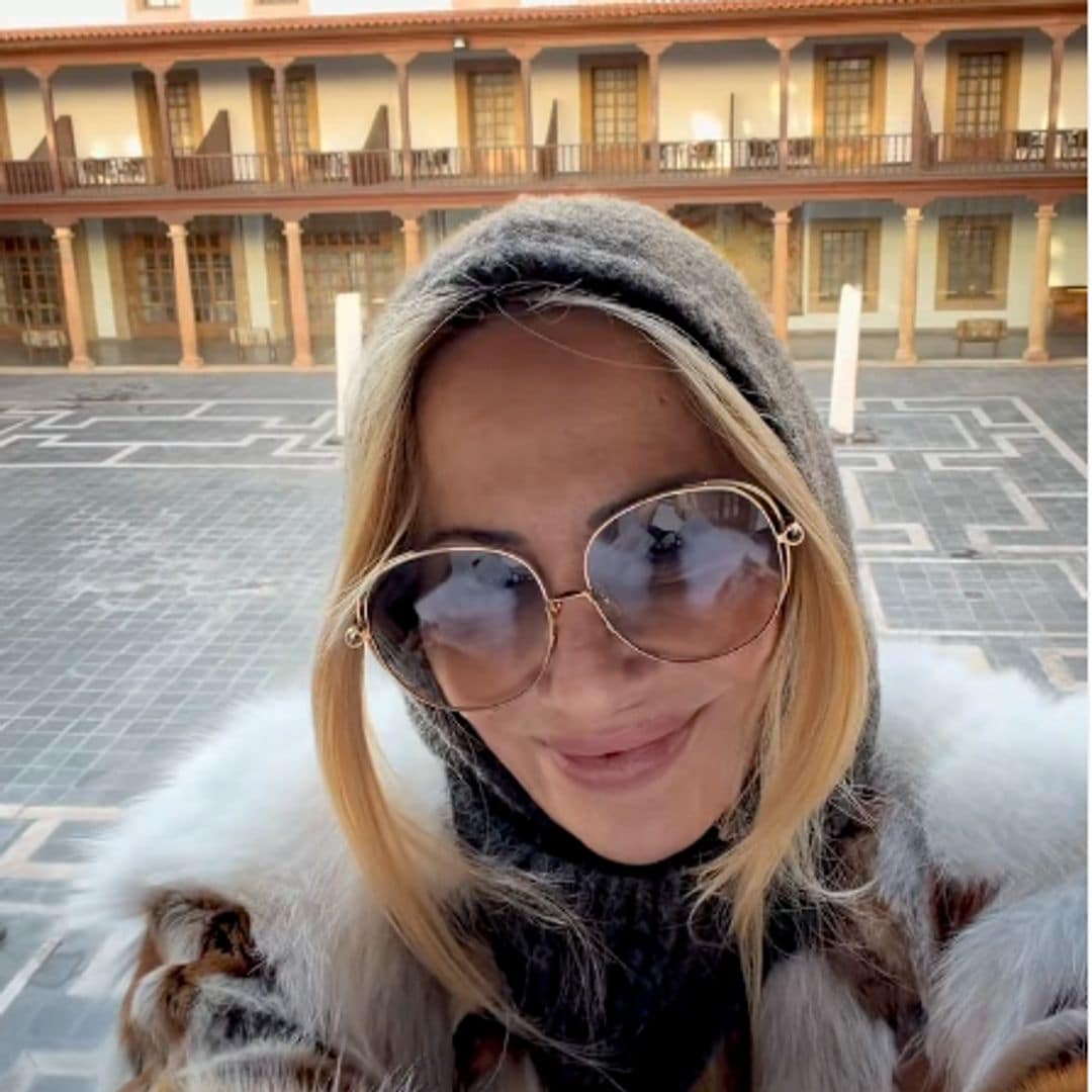 Marta Sánchez en el Hotel La Reconquista, Oviedo, Asturias