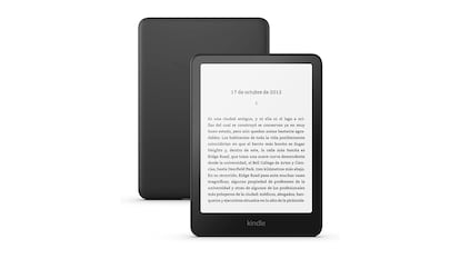 Kindle PaperWhite sobre un fondo blanco.