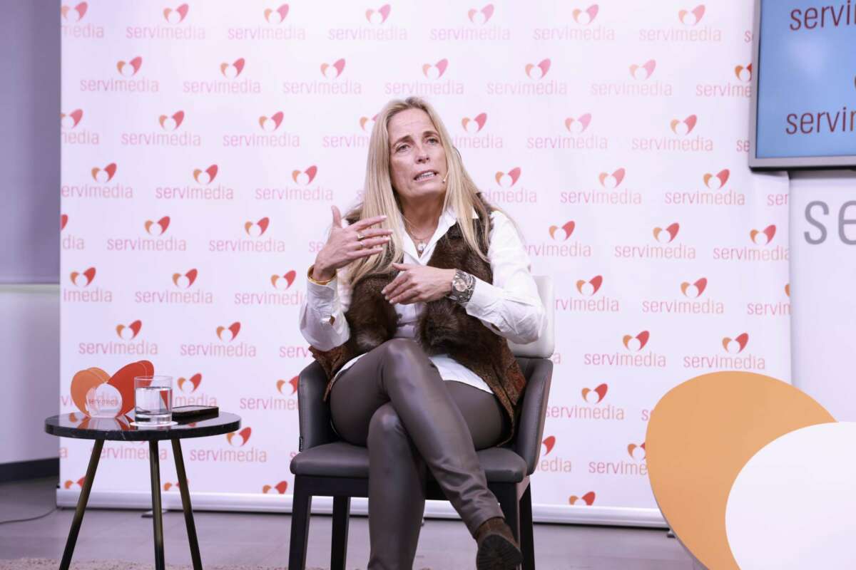La ministra de Economía, Rocío Albert, durante su entrevista en Servimedia | Foto por Servimedia