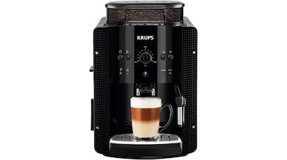 La cafetera Krups Roma ofrece tres niveles de molienda.