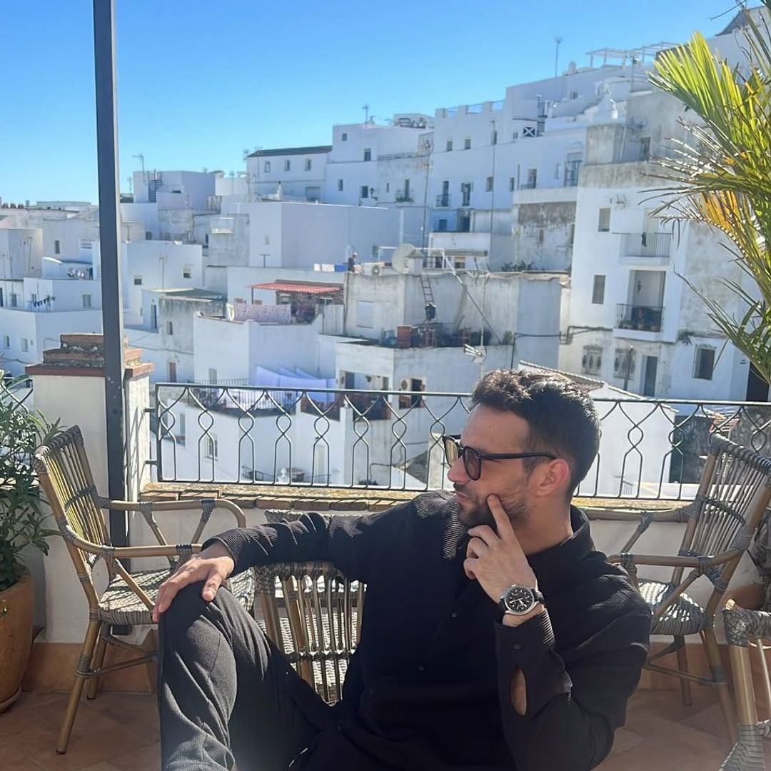 El actor Jesús Castro, Vejer de la Frontera, Cádiz