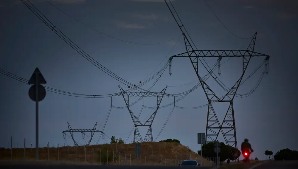Torres de Alta Tensión en Arroyomolinos.