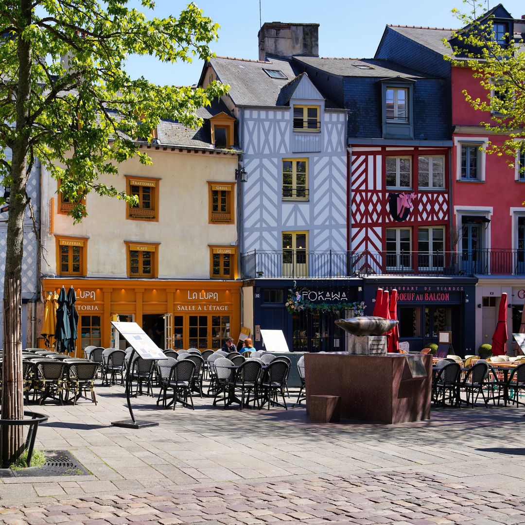 Casas en el casco antiguo.