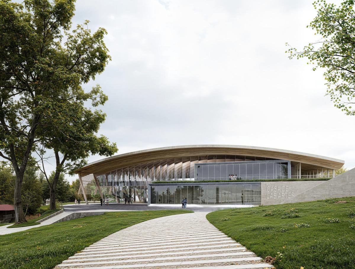 Una vista general de cómo quedará el Palacio de los Niños tras la reforma.