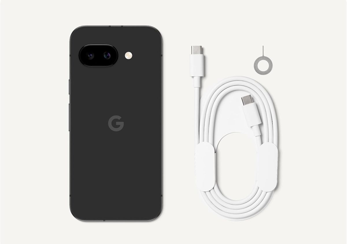Contenido de la caja del Google Pixel 9a