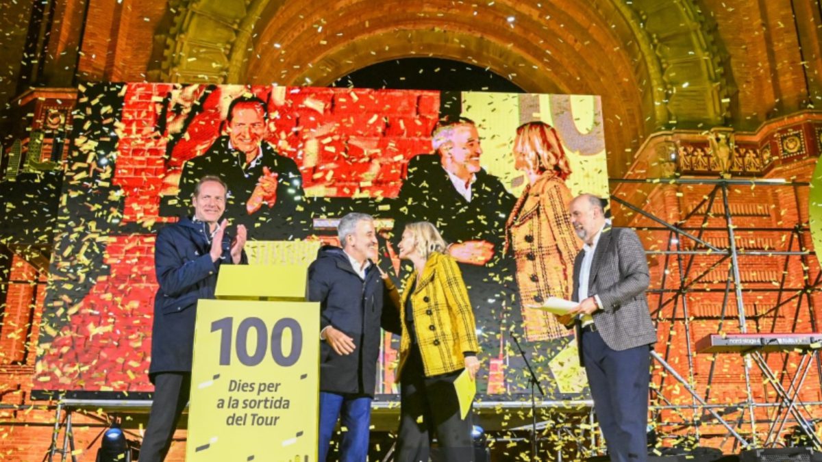 Barcelona y toda Cataluña se visten de amarillo a 100 días del Tour