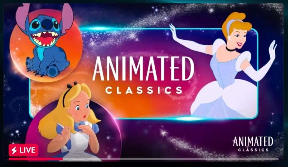 Canal clásico de animación de Disney+