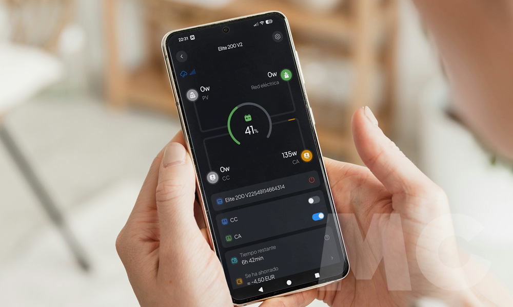 Configuración de la aplicación Bluetti