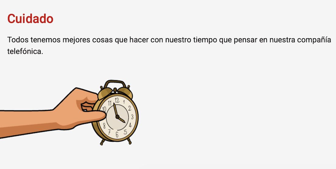 Representación visual de uno de los principios de Pepephone