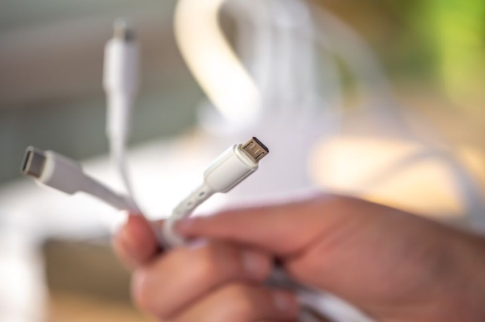 Diferentes cables tienen diferentes tipos de conectores.