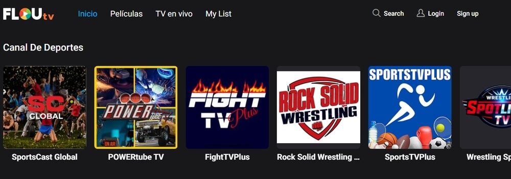Canal de deportes FLOutv