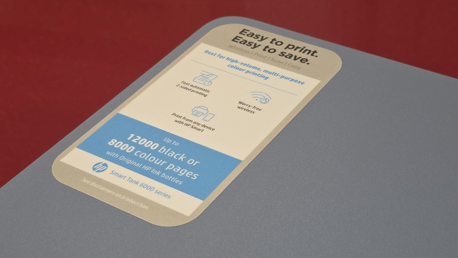 Tanque inteligente HP 6006 | Foto Zona ADSL