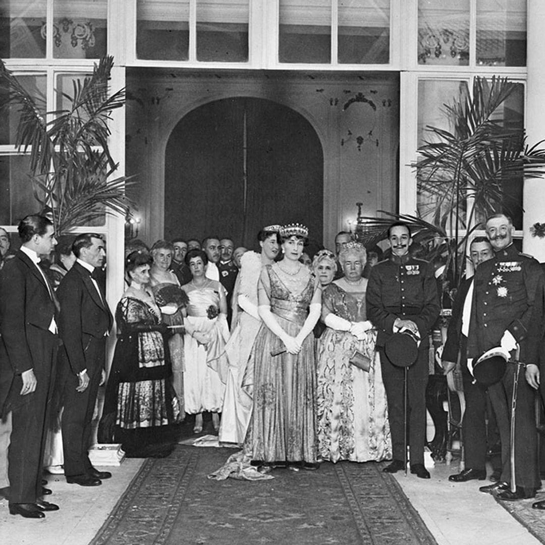 Alfonso XIII y Victoria Eugenia en el Hotel Ritz de Madrid