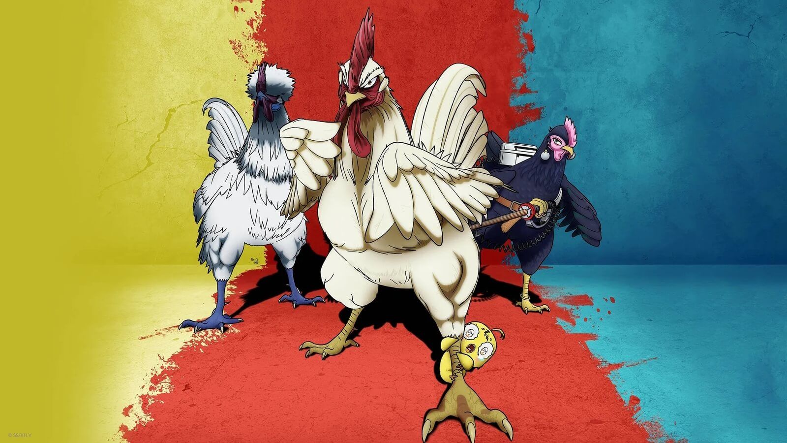 Póster Pollo luchador
