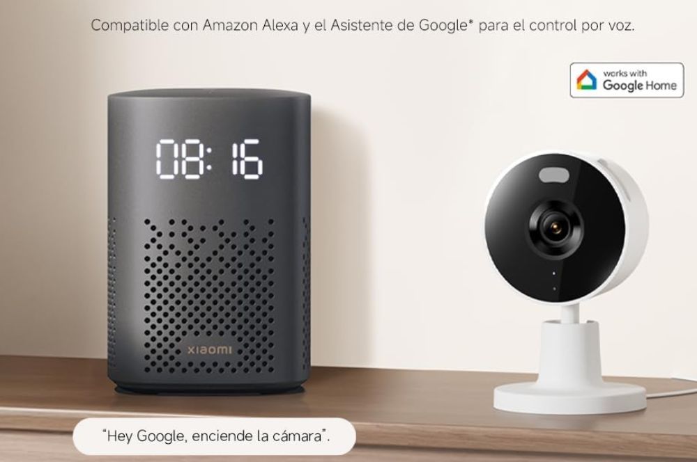 La cámara inteligente Xiaomi C100 es compatible con el Asistente de Google