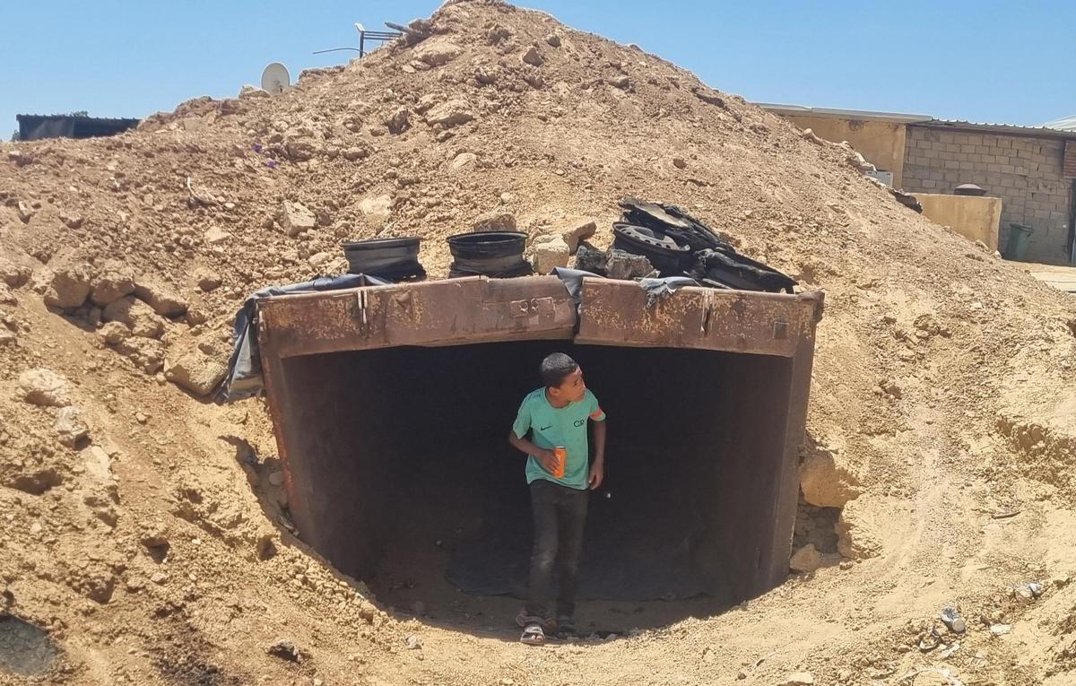 Refugios improvisados en las comunidades beduinas del Negev (Israel)