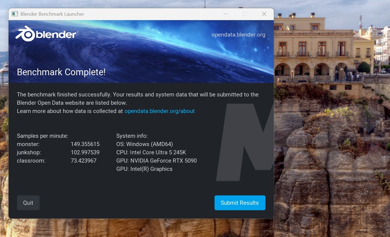 licuadora core ultra 5 245k 2026