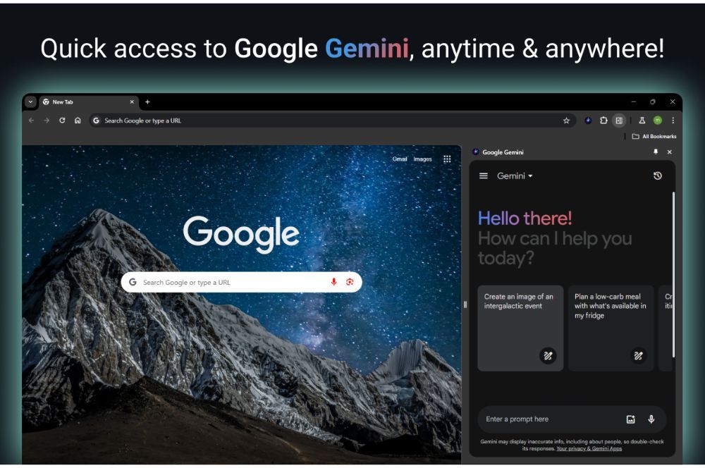 Inteligencia artificial Google Gemini en Chrome
