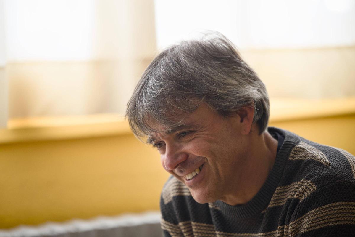 Jesús Fernández, más conocido como 'Susi', durante un momento de la entrevista.