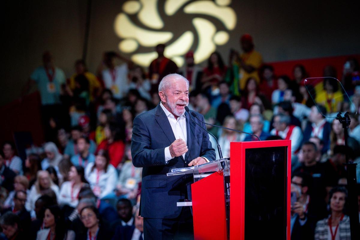 El presidente de Brasil, Lula da Silva, participa en el Foro Global Progresista de Barcelona