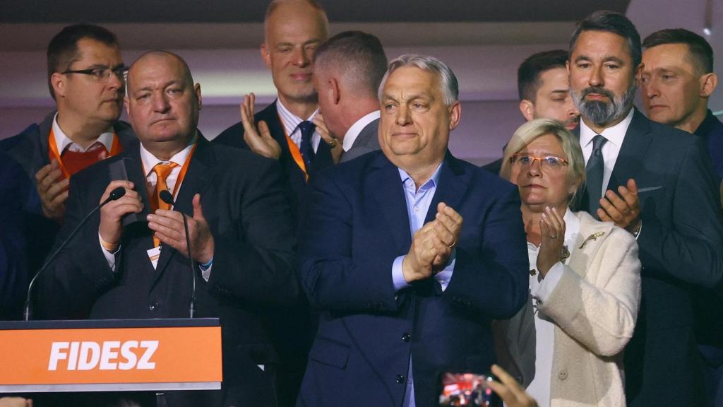 El primer ministro saliente de Hungría, Viktor Orbán, tras conocer su derrota