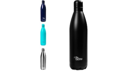 Botella térmica ligera.