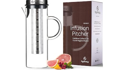 La jarra infusora de cristal más vendida en Amazon.