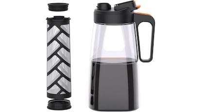 Jarra con malla fina