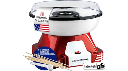 El precalentamiento es esencial para que el cabezal central alcance la temperatura necesaria para formar los hilos de azúcar.