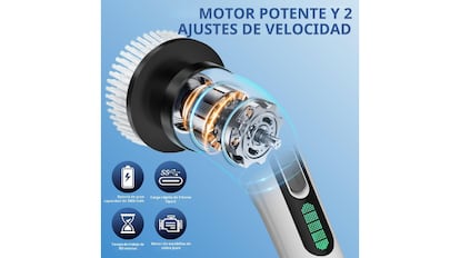 Así es el cepillo de limpieza eléctrico más vendido en Amazon que tiene diferentes cabezales